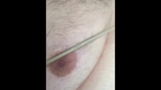 Pain: Chubby guy nipple torture