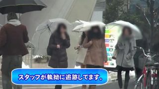 Good-looking oriental teenage slut Tsubomi is sucking dick in public place