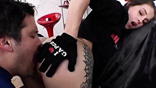 ANAL ONLY Gorgeous Asian hottie Gia DiBella cant wait to be ass fucked, gaped, and creampied!