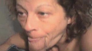 Aged Brunette Street Whore Sucking On Dick POV