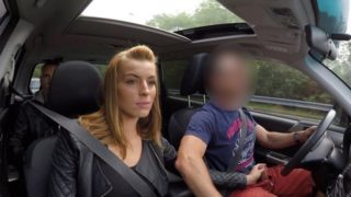 HUNT4K Chick with perfect ass and boobs gets paid for sex in car