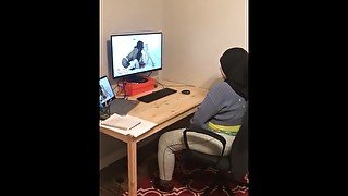 Muslim Teen Caught Watching Lesbian Porn