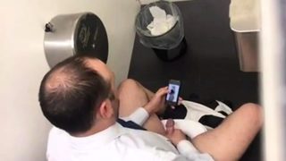 Str8 spy daddy in public toilet part 2