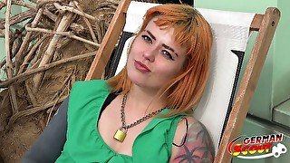 GERMAN SCOUT - REDHEAD TEENAGER KYLIE GET HUMP AT PUBLIC CASTING