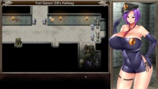 Karryn's Prison [RPG Hentai game] Ep.1 The new warden help the guard to jerk off on the floor