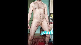 Super natural sexy Mascular Gay hairy body Helicopter dick Boy male, for women Home made Amateur