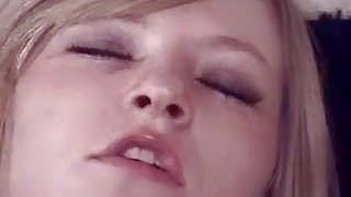 Blonde girl gets fucked and facialed by my buddy in homemade clip