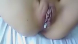 Hot Asian babe gets fucked hard on a sofa by a stud