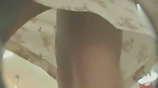An extremely exciting upskirt voyeur video