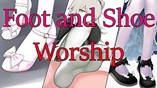 JOI-Feet and Shoe Worship (Femdom-Humiliation)