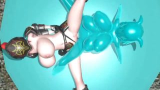 Shemale 3d hentai with four boobs hot poked a bondage anime