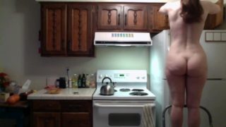 Chubby Butt Ginger Cooks Ravioli Before Everything Expires! Naked in the Kitchen Episode 18