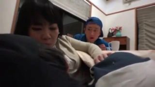 Chinese Asian housewife was taunted by three lil fellows at home - ReMilf.com