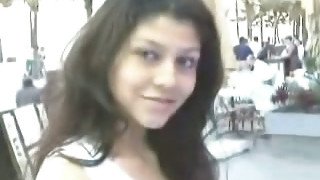 Stunning teen Indian babe picked up on the street for sex