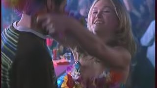 Blonde Babe Julia Stiles Dancing in Bikini in a Night Club