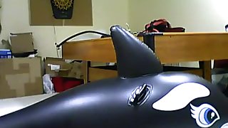 mating inflatable whale toy 2