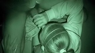 Russian couple have a nice midnight sex