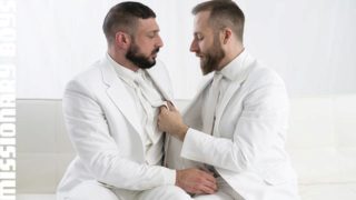 Bishop Napoli and President Lewis enjoy Catholic gay anal