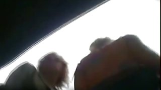 Cute blonde chick in upskirt voyeur video shows thong