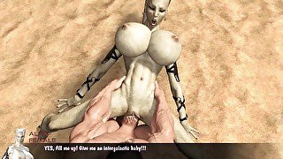 Curvy Alien Spreads Her Legs For Monster Cock 3D Porn Game Apocalypse [Epic Lust]