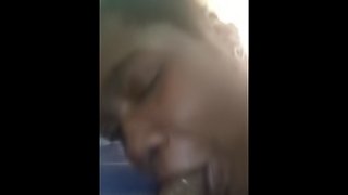 The Chocolate Gummybare sucking my dick sloppy early morning special head