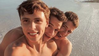 Gay 3some with Bobby Noiret, Justin Saradon, and Jordan Faris