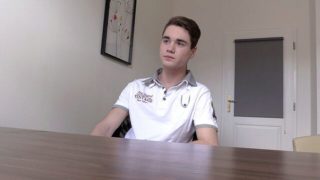 18-year-old twink gets fucked in a gay casting video