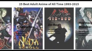 Top 25 Best Porn Anime hentai Cartoons XXX of All Time 1993-2015 by popularity, japanese & chinese