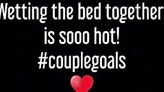 ⭐ Super Hot Bedwetting! Naughty Girlfriend and Boyfriend Hot Bedwetting Fun!!