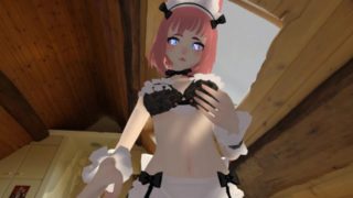 Hot Maid Gives Virtual Lap Dance in Attic