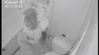 Horny Girl Masturbating And getting Dirty Right After Getting out Of The Shower