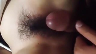 Chinese girlfriend with horny moan