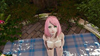 Sakura Haruno POV Blowjob Anime Porn Naruto [3d Hentai]