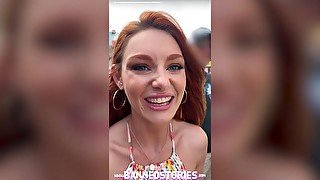 Lacy Lennon Picked Up & Banged on Public Instagram Store