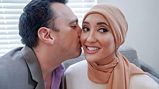 Angel in a hijab Chloe Amour gets nicely penetrated for money
