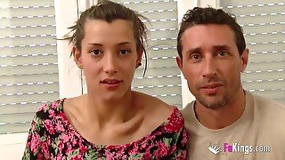Frolic Young Minx Gets Bonked By Older Guy With Big Dick