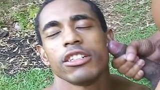 Horny Hunk Buddy Fucking Hard in the Garden