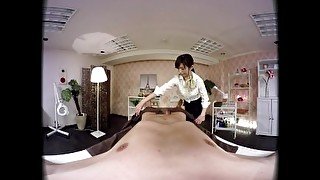 ZENRA JAV VR CFNM Massage Clinic Handjob and Blowjob