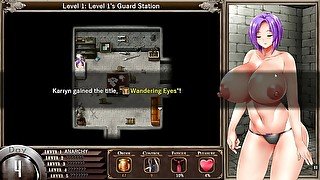 Karryn's Prison [RPG Hentai game] Ep.8 the monster orc fell in love with the huge tits warden girl