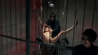Rough bondage sex with a slutty Asian babe