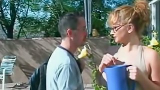 Amazing Rebecca Bardoux Acts Like A Naughty Wife Outdoors