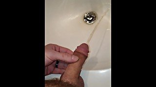 Pissing in the sink