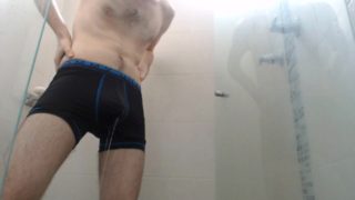 college boy piss in boxers