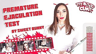 TRY NOT TO CUM - Premature Ejaculation Test - By Sweet Bunny