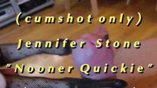 B.B.B. preview: Jennifer Stone "Nooner Quickie" WMV with SloMo cumshot only
