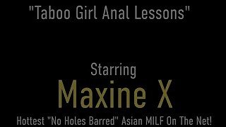 Oriental Step Mother Maxine X Gives Camille Black Some BJ And Anal Lessons!