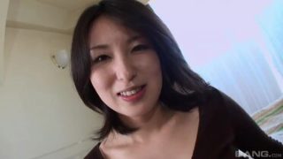 Asian beauty grinds out orgasms then tastes pussy juices and creampie