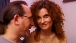 Retro redhead fucked and ass jizzed by oldguy