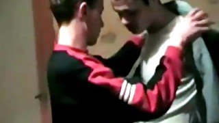 Cocksucking gay bottom fucked in missionary
