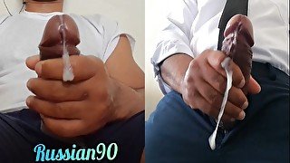 Hot Guy Moaning While Jerking Off Big Cock With Huge Cumshot Orgasms Pov Cumpilation